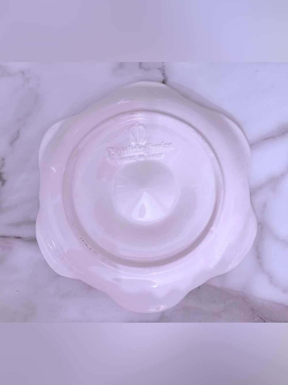 Set of 4 Vintage Style Maioliche Jessica Italian Ceramic Oyster/Seafood Platters - Picture 3 of 5